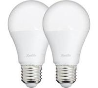 Xanlite Lot De 2 Ampoules LED A60 Classique Culot E27 - Angle D'Éclairage 180°- 9W Équivalant 60W - Lumière Blanc Neutre - PACK2EE806GCW