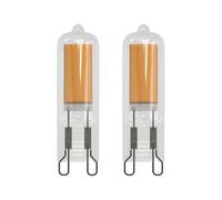Xanlite Lot De 2 Ampoules RetroLED Culot G9 - Ampoule LED G9 Angle D'Éclairage 250° - Ampoule G9 LED 3,7W - LED Blanche 400 Lumens - Ampoules LED Lumière Blanche Chaude - LED Ampoule - PACK2ALG9400