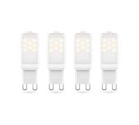 Xanlite Lot de 3+1 ampoules Filament LED Capsules, culot G9, 200 Lumens, équivalence 20W, 2700 Kelvin, Blanc chaud