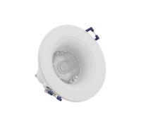Xanlite - Lot de 3 Spots Encastrables GU10-50W - 4000K Blanc Neutre - Design Rond - Indice de Protection IP44 - Ampoules Remplaçables - Éclairage Optimisé - Blanc