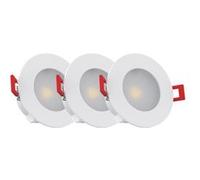 Xanlite, PACK3SEL345CWIP, Lot de 3 Spots LED Encastrables, Blanc Neutre, IP44