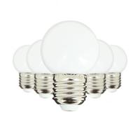 Xanlite Lot de 5 ampoules blanche chaude pour guirlande de jardin