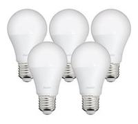 Xanlite Lot De 5 Ampoules LED Standard Culot E27 - Angle D'Éclairage 180° - 9W Équivalant 60W - Eclairage 806 Lm - Lumière Blanc Neutre - PACK5EE806GCW