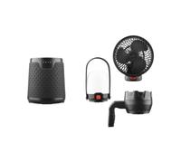 Xanlite Pack Camping 3en1 : Ventilateur, Lanterne & Lampe Rechargeable