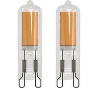 Xanlite Lot De 2 Ampoules RetroLED Culot G9 - Ampoule LED G9 Angle D'Éclairage 250° - Ampoule G9 LED 3 7W - LED Blanche 400 Lumens - Ampoules LED Lumière Blanche Chaude - LED Ampoule - PACK2ALG9400
