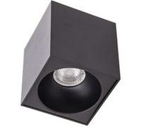 Xanlite - Plafonnier GU10 50W 2700K Carré large Noir - PL50CLN NOIR G