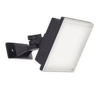 Xanlite Projecteur Mural Noir LED IP65 1600 Lumens Équivalence 100W 6500K Blanc Froid Éclairage Extérieur Durable et Énergétiquement Efficace, Noire
