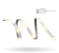 Xanlite - Ruban Lumineux LED 3M - Extensible 6M - USB Filaire - 400 Lumens - Fixation Adhésive Puissante - Éclairage d’Ambiance - 3000K - Couleur Blanc Chaud