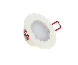 Xanlite SEL345CWIP Lumineux Plafonnier encastré-Lampe encastrable Plafond-Spot LED intégré-Etanche-SEL345CWIP, 5 W - Blanc Neutre, Etanche