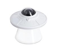 Xanlite - Spacelite Veilleuse Projecteur Vaisseau Spatial LED - 8 Modes d'Éclairage - Enceinte Bluetooth Intégrée - Synchronisation Sonore - Blanc