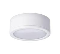 Xanlite Spot de Meuble LED Blanc IP44 250 Lumens CCT 2 Modes de Fixation Horizontal ou Encastrable Éclairage Intérieur Cuisine Salle de Bain Compact et Étanche