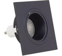 Xanlite - Spot GU10 50W 2700K Carré orientable Noir IP20 - SP50CAN NOIR G
