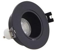 Xanlite - Spot GU10 50W 2700K Rond orientable Noir IP20 - SP50RAN NOIR G