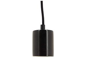 Xanlite Suspension à douille en marbre noir culot E27