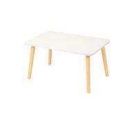 XANNI Table Basse carrée pour s'asseoir sur Le Sol, Petit Bureau pour Chambre à Coucher, Baie vitrée, Salon de thé, Table Basse, pour Salon, Bureau, Balcon, 60 * 40 * 32cm