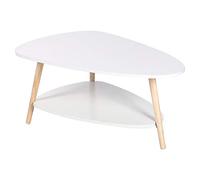 XANNI Table Basse, Scandinave, Pieds en Bois de chêne, pour Salon, Chambre, Café, Bureau