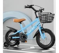 XANNI Vélo Enfant 12/14/16 Pouces - Cadre Acier Carbone, Freins Avant/Arrière, Roues Stabilisatrices, Pneus Antidérapants - pour Garçon & Fille 2-8 Ans