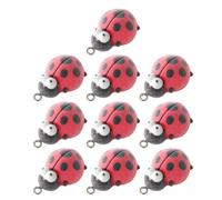 Xanorrg 10 Pièces Breloque Animale Texture en Résine Pendentifs Animaux Adorables Fournitures De Fabrication De Bijoux Adaptés Boucles d'oreilles Et Porte-clés Breloque en Résine Colorée