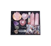 Xanorrg 11pcs Assorties Brutes des Pierres Multifonctionnelles Brut Brutes D'énergie pour Les Précieuses De De Travail Énergétique