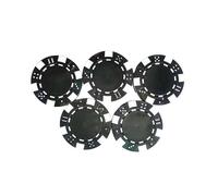 Xanorrg 25 Pièces Casinos Jetons De roulettes Jetons Jeu 11.50g Compteurs Comptage en Plastique pour À L'apprentissage roulettes Bingo