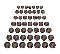 Xanorrg 70 PCS Resin Boutons Couture 4 Trous pour Pulls Vestes Pantalon Coat Remplacement De Fabrication Uniforme