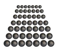 Xanorrg 70 PCS Resin Boutons Couture 4 Trous pour Pulls Vestes Pantalon Coat Remplacement De Fabrication Uniforme