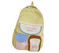 Xanorrg À De Blocage Couleur Esthétique Japonais Avec Bretelles Réglables D'école Capacité Mode Pour Adolescentes À D'école Pour Adolescentes