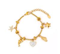 Xanorrg À La Mode Accessoire Couleur Or Ou Acier Chaîne Réglable Bijoux pour Amoureux De La Mode Prêt À Se Réunir