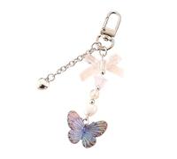 Xanorrg Aesthetic Keychain Charms Bows Keychain For Women Bag Purse Handbags Backpacks Charms Accessories Valentines Day Gifts Bag Pendant Charm