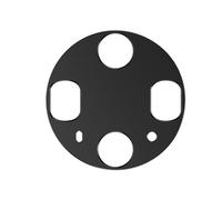 Xanorrg Anneaux De Protection Caméra Arrière Film À Cadre Creux Film Givré Anti-Rayures Étui D'objectif Caméra Arrière Protecteur D'objectif en Métal