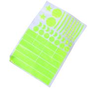 Xanorrg Bande Adhésive Hautement Réfléchissante Autocollant pour Casques De Vélo Voiture Autocollants D'avertissement Sécurité pour Vélos Et Motos