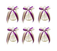 Xanorrg Boîte À Bonbons De Mariage 6 Pièces Emballage en Forme Cage Oiseaux Boîtes Rangement en Fer Blanc Fournitures Fête Mariage Boîte Bonbons pour Fête