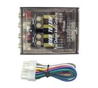 Xanorrg Boîte De Distribution Sonore Avancée À 4 Voies avec Basses Améliorées Interfaces Sonores Hautes pour Systèmes Automobiles Moteur Facile À Installer