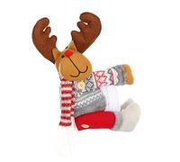 Xanorrg Boucle De Rideau Renne Vacances Accessoire Renne Esprits Noël Embrasse en Polyester Robuste Clip Rideau Noël