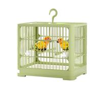 Xanorrg Cage À Oiseaux Ventilée pour Usage Intérieur Et Extérieur Cage avec Mangeoires Perchoir pour Perruches Canaris Grands Habitats