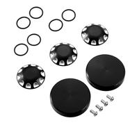 Xanorrg Capuchons D'essieux en Aluminium Protections De Roulements Roue Arrière Couvercles Protection Roulements Roue