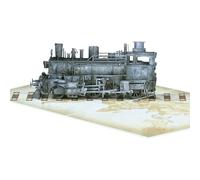 Xanorrg Carte De Train À Vapeur Avec Enveloppe Vœux Pliables Faits À La Main Bénédiction De Anniversaire Unique Pour Lui Carte D'anniversaire