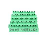 Xanorrg Carte d'oreille De Volaille Ferme Marqueur Numéro Bétail Épais Gestion des Informations D'identification Volaille Animaux Numéro Couleur Multiple Identification du Bétail