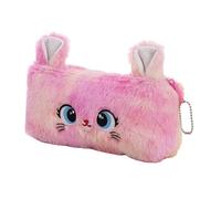 Xanorrg Cartoon Cats Pen Papeterie Pagnière De Capacité Pagions Crayon Case Bureau D'école Supplies pour Les Filles pour Filles Cartoon Cats en Peluche Papeterie Capacité Pouche