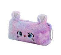 Xanorrg Cartoon Cats Pen Papeterie Pagnière De Capacité Pagions Crayon Case Bureau D'école Supplies pour Les Filles pour Filles Cartoon Cats en Peluche Papeterie Capacité Pouche