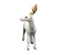 Xanorrg Christmas Reindeer Figurines Décorations Debout Figures De Cerf Modèle Animal Cerf pour La Maison Cabinet À Vin Décorts Table Centres Table