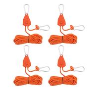 Xanorrg Cintre À Corde Lourde Poulies Cliquet Engrenage Interne Ajusté Tente De Croissance avec Crochet Tendeur Corde