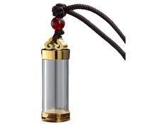 Xanorrg Collier De Crémation Gravable pour Cendres Rangement Pendu Commémoratif en Acier Inoxydable avec Un Amovible Gift Pet Memorial Jewelry pour Cendres