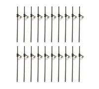 Xanorrg Connecteur D'équilibre De Pêche Polyvalent Perle À Double Positionnement Améliore Le Succès À Divers Endroits Placement Précis du Crochet 20 Pièces