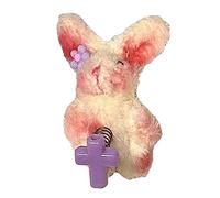 Xanorrg Croix En Peluche Lapin Suspendu Pendent Sweet Téléphone Sangle Décoration Portable Y2k Suspendre La Lonyard Pour Les Filles Bretelles De Téléphone Mignonne