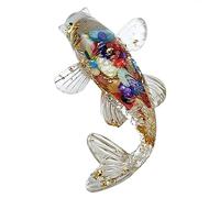 Xanorrg Crystal Crystal Forme Ornements Décoratifs Figurines Décor De Bureau pour Les Décorations Voitures Bureau À Domicile Fiche Poisson Résine