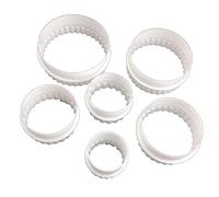 Xanorrg Cuisson Rond Dentes/Biscuits Plats Fudge Cutter Moule Dessin Animé Maison Cuisine Biscuit Tampon Outils Pressing Glaçage Fondant Biscuit Fudge