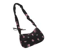 Xanorrg D'aisselle Imprimée Florale Pour Les Femmes À Main De Capacité À Capacité Plissée De La Mode Sous Les Armes