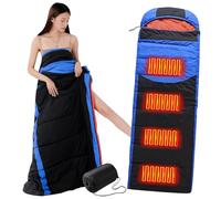 Xanorrg De Couchage Chauffant Rechargeable 3 Approches Température Équipement Extérieur Plan Maintien Chaud Flexible pour Adultes Camping Couchage Chaud Propulsé par USB