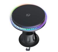 Xanorrg De Magnétique sans Fil 360 Degrés Porte-Traits Voiture Télienne Air Vent Téléphone Pradles pour Téléphone 16 15 14 UNIVERSEUR Un Montre Voitures SEL